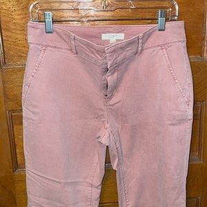 Loft light pink straight leg pants